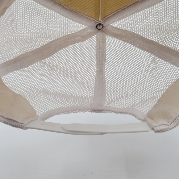 Vintage Ozarkland Snapback Trucker Hat Cap Mesh Rope Scrambled Eggs Polyester - Picture 11 of 13